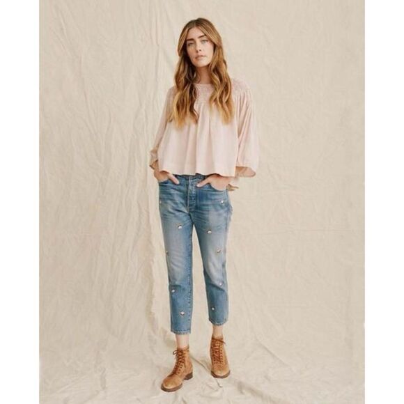 THE GREAT. THE VISTA SZ 1 TOP - FADED PINK - Picture 2 of 10